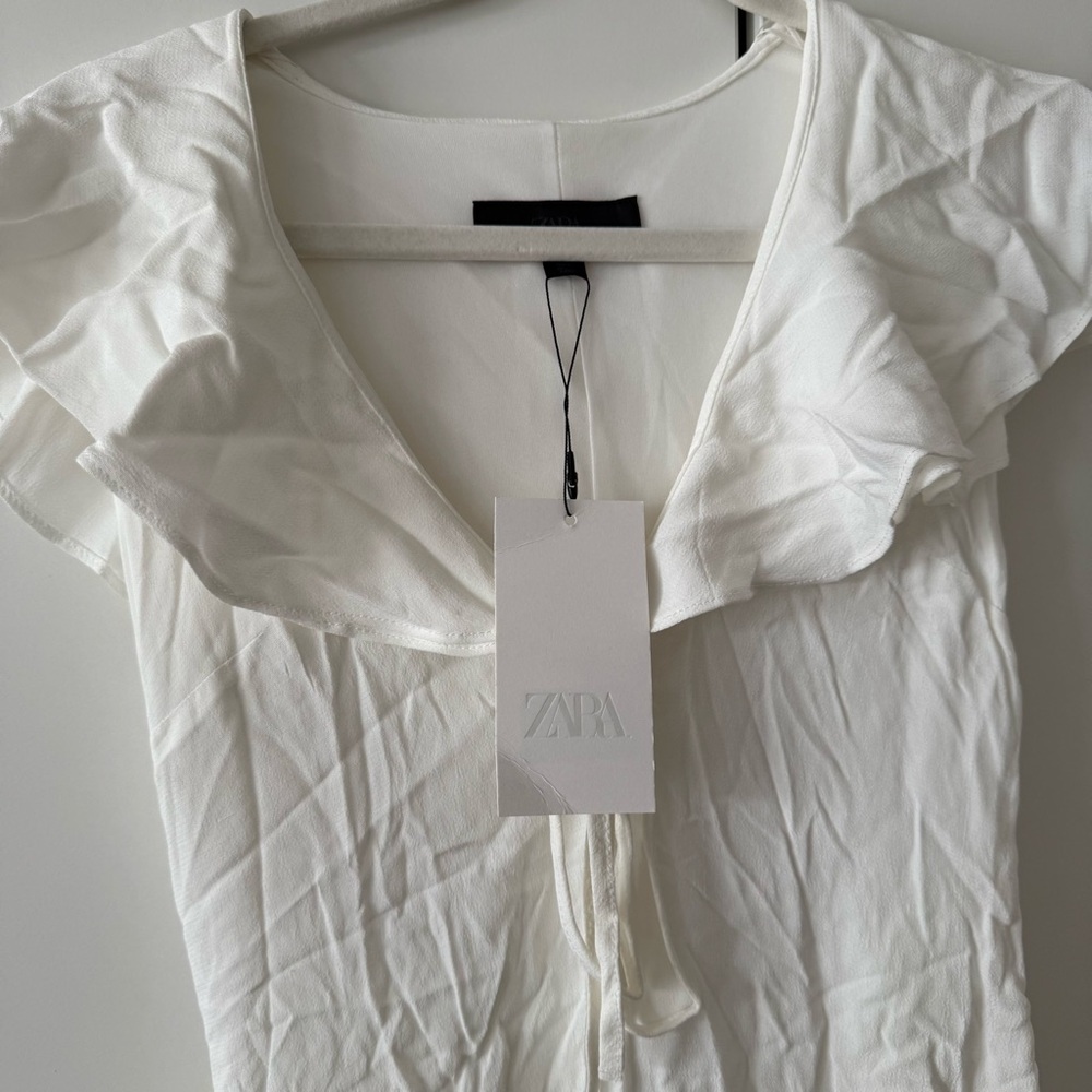 Zara Ruffle Sailor Mini Dress - Picture 5 of 6